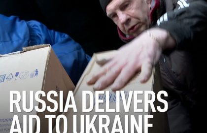 Russia Delivers Aid To Ukraine Via Crimea